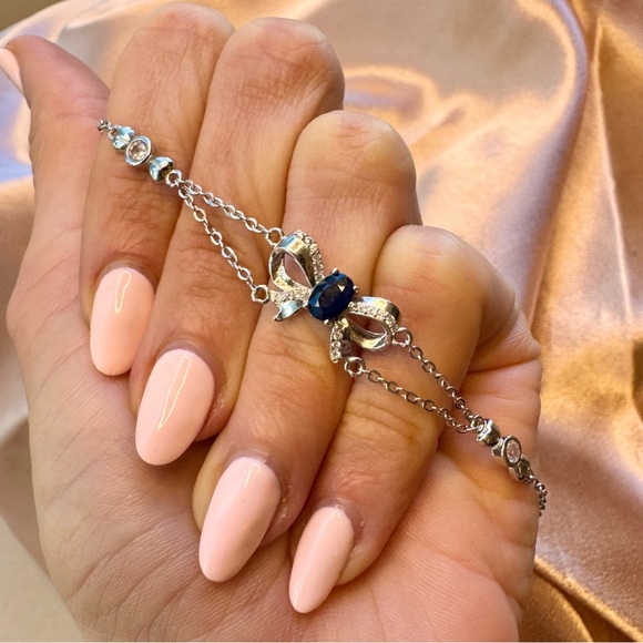 Jewelry - Sapphire Bow Bracelet